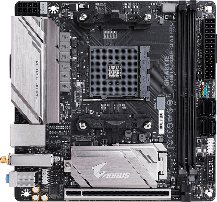 Gigabyte B450 I Aorus Pro WiFi Motherboard Specifications On
